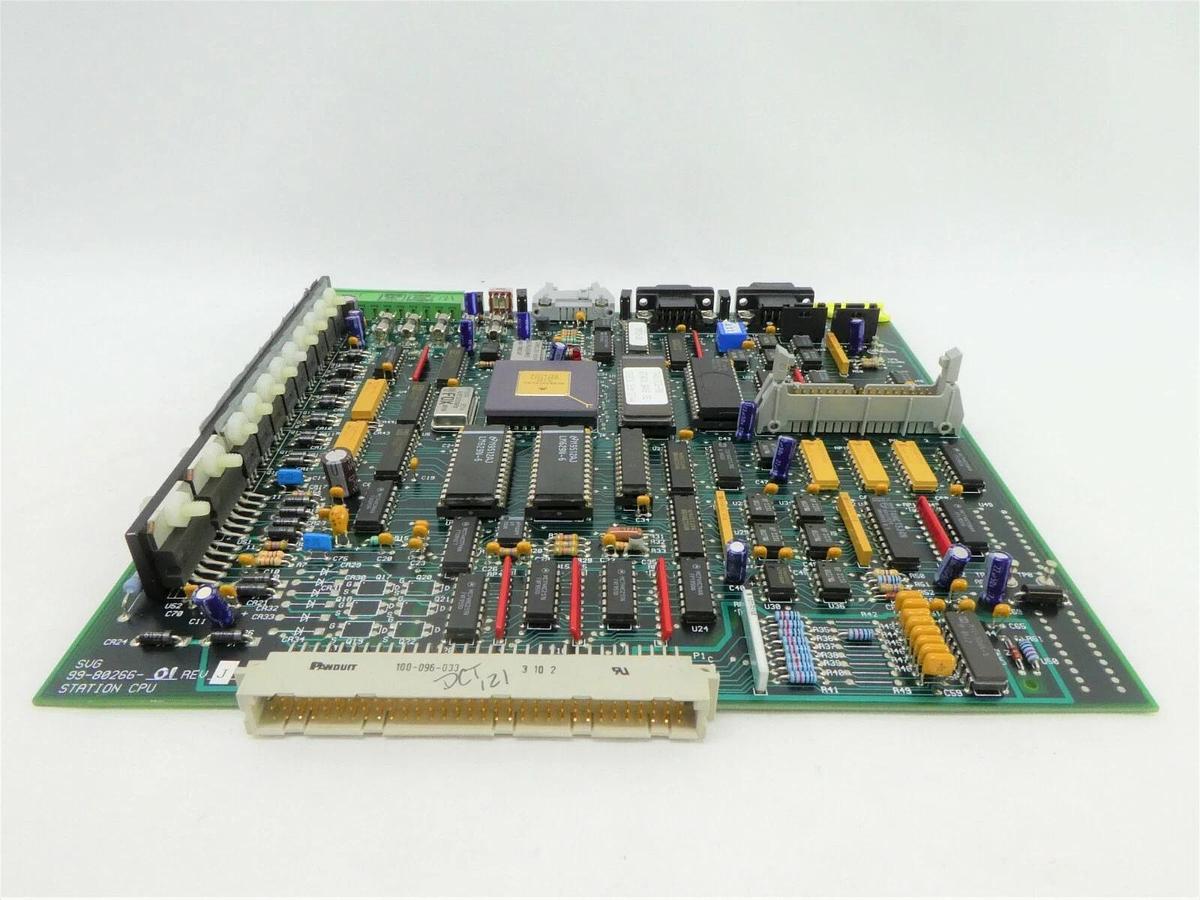 Used SVG Silicon Valley Group 99-80266-01 Stack Bake SE Station CPU PCB Card Rev. J
