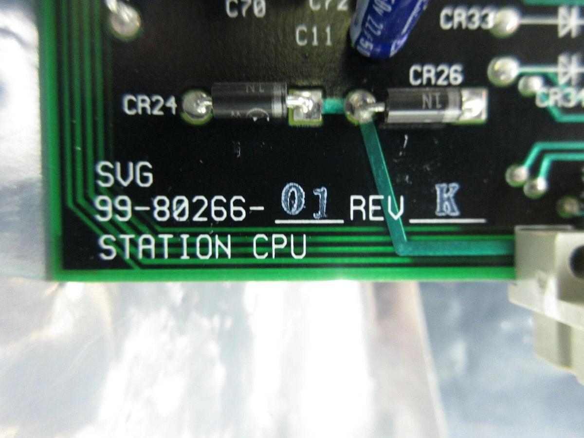 Used SVG Silicon Valley Group 99-80266-01 Stack Bake Station CPU PCB Card 90S Used
