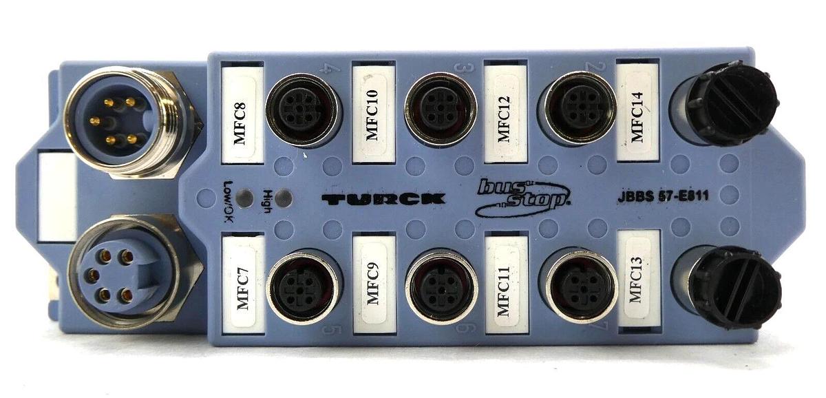 Used Turck JBBS 57-E811 Bus Stop DeviceNet Hub Voltage Monitor Lot of 6 Working