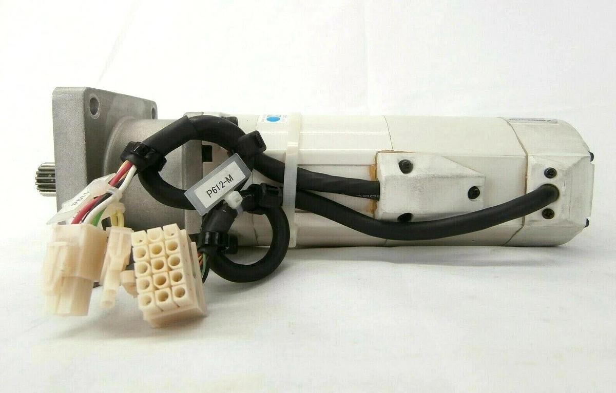 Used Panasonic MSMA041A42 AC Servo Motor with Gearhead MSMA041A1F Working Spare