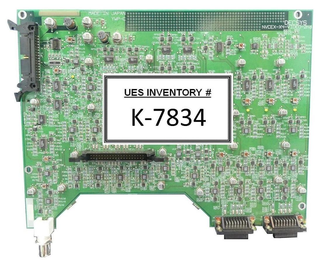 Used DECSYS NVCEX-X4-VIDEO-2nd Camera Control PCB Nikon NSR Series Working Surplus