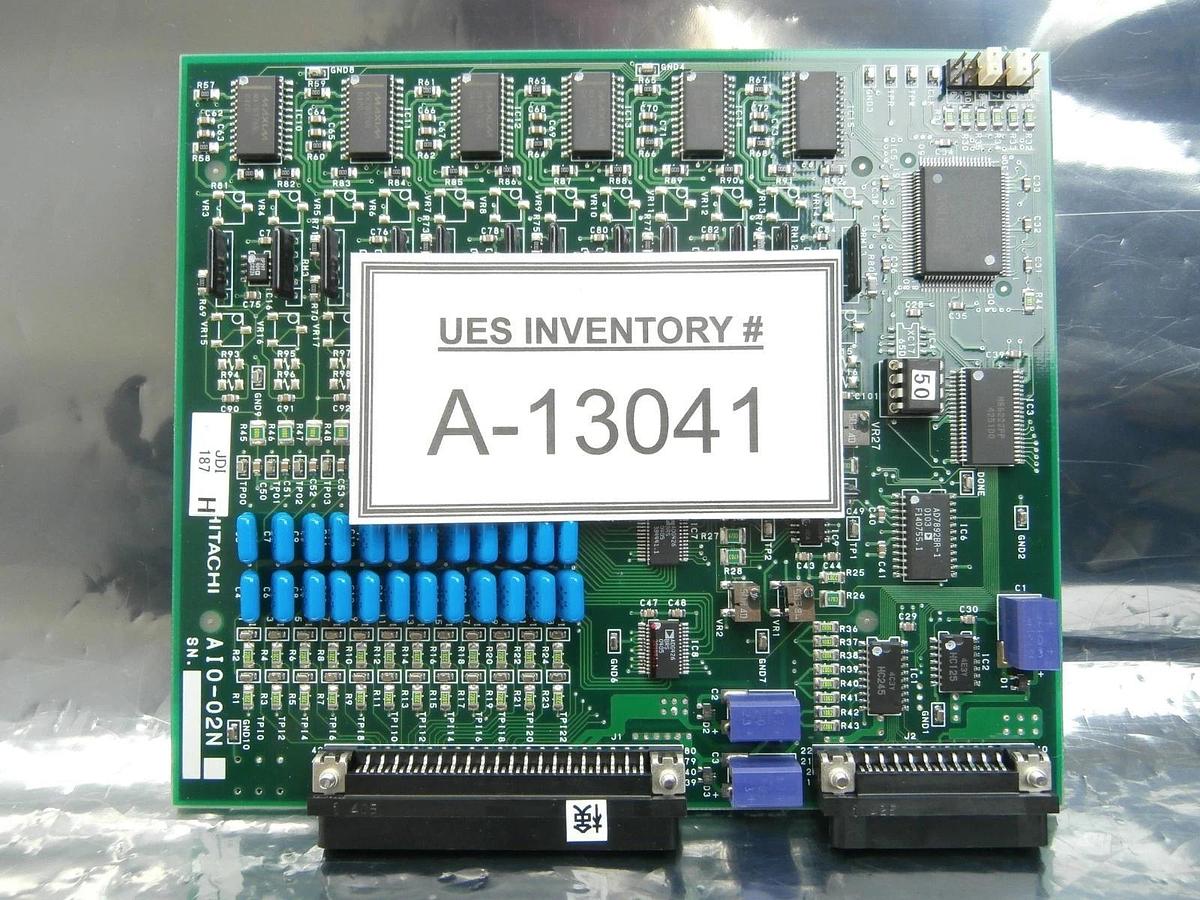 Used Hitachi AIO-02N Analog I/O PCB Card M-712E Shallow Trench Etcher Working Spare