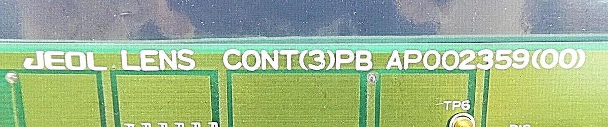 Used JEOL AP002359(00) Lens Control PCB Card LENS CONT(3)PB JSM-6300F SEM Working