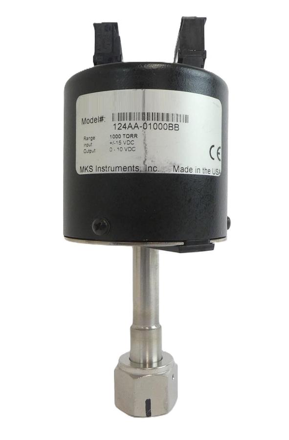 Used MKS Instruments 124AA-001000BB Baratron Type 124 1000 TORR Working Spare