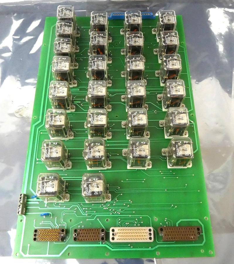 Used Varian Semiconductor E-H5617001 Relay Connection PCB Board Assembly AS-Is