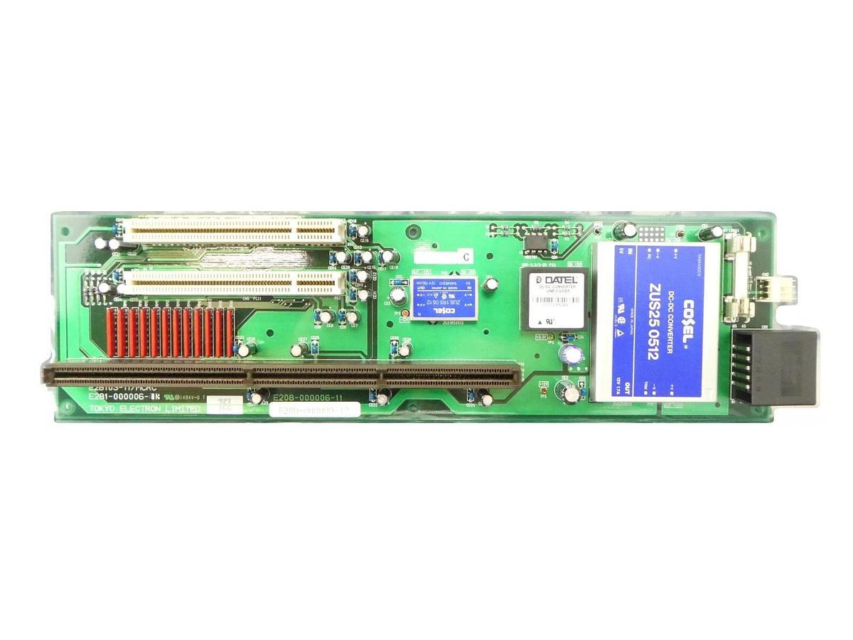 Used TEL Tokyo Electron E280-000009-13 Backplane PCB E2B103-11/MCRC Working Surplus
