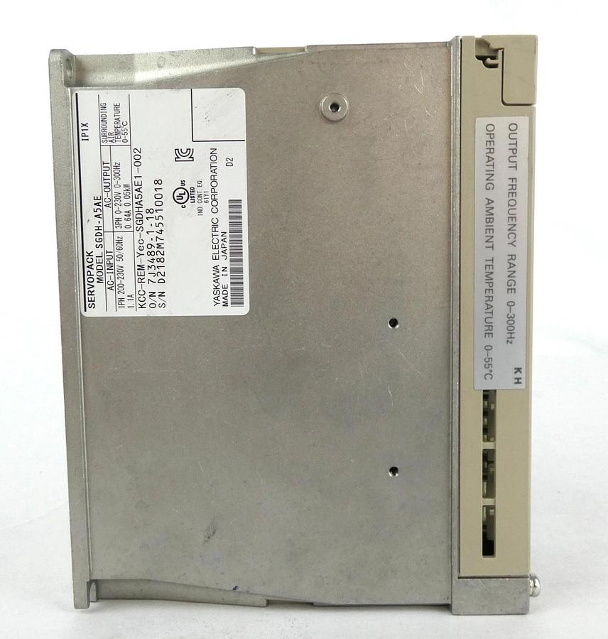 Used Yaskawa Electric SGDH-A5AE Servo Driver SERVOPACK Working Surplus
