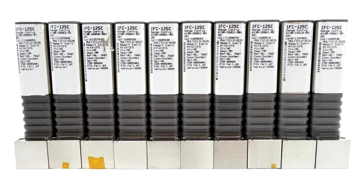 Used Celerity IFC-125C Mass Flow Controller MFC UNIT 125 Reseller Lot of 10 Working