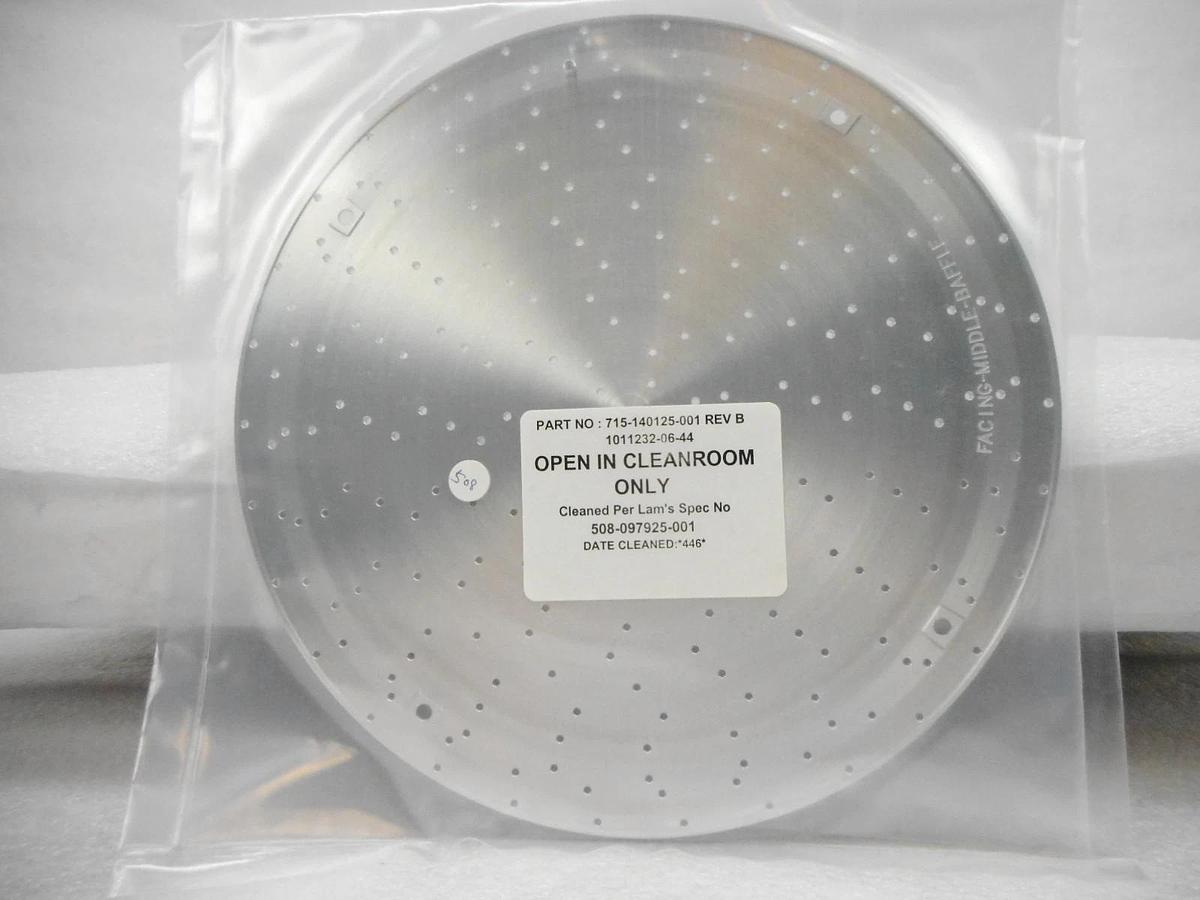 Refurbished Lam Research 715-140125-001 Lower Baffle Plate Reseller Lot of 5 OEM Refurbished