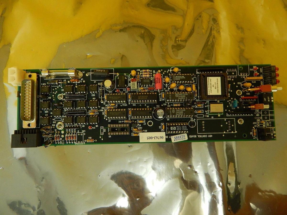 Used Asyst Technologies 06763-005 48V Control Board PCB GaSonics ABX-66242-09-00 Used