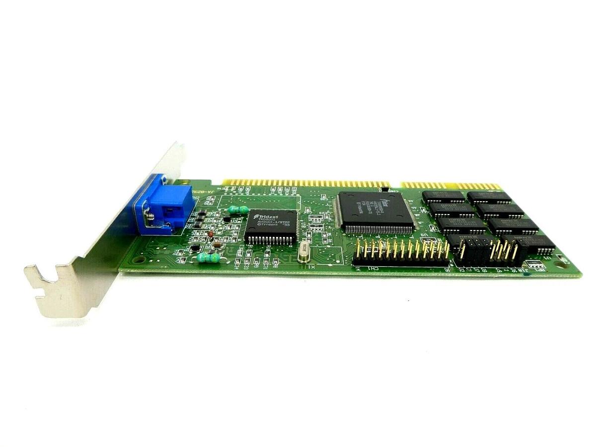 Used Trident JA-8232E/V3 Video Card PCB TV32 Novellus Concept Two Working Spare