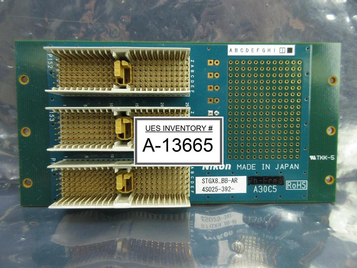 Used Nikon 4S025-392 Backplane Board PCB STGX8_BB-AR NSR-S620D ArF Immersion Used