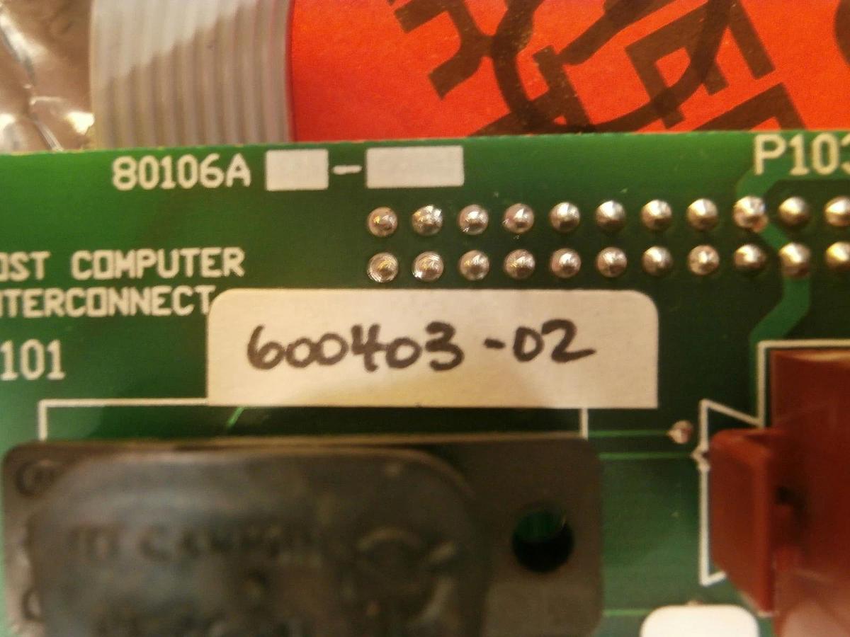 Used SVG Silicon Valley Group 600403-02 Host Computer Interconnect PCB 80106A Used