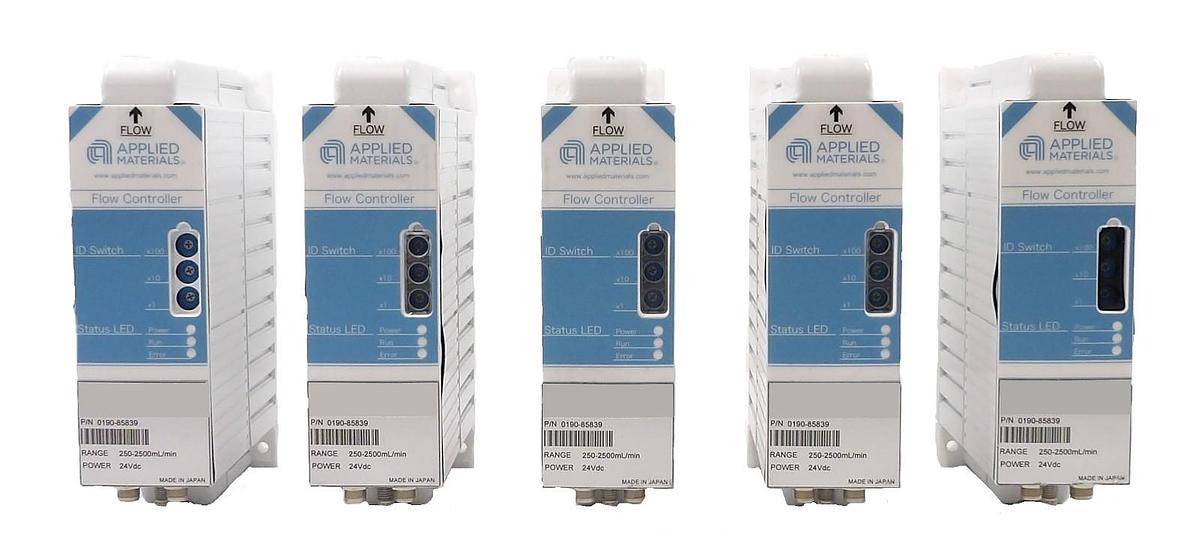 Used AMAT Applied Materials 0190-85839 Flow Controller 250-2500mL Lot of 5 Working