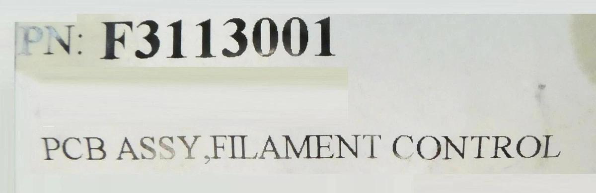 Varian Ion Implant Systems F3113001 Filament Control PCB Card F3114001 New Spare
