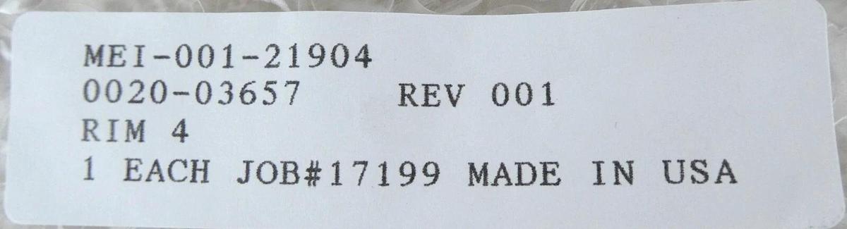 Used AMAT Applied Materials 0020-03657 Rim 200mm New Surplus
