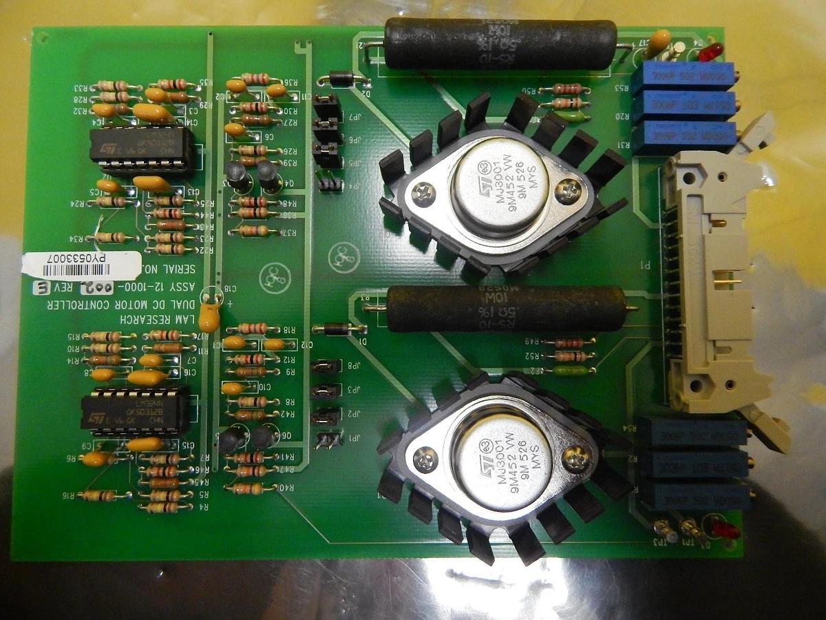 Used Lam Research 12-1000-002 Dual DC Motor Controller Rev. E PCB Card DSS-200 Used