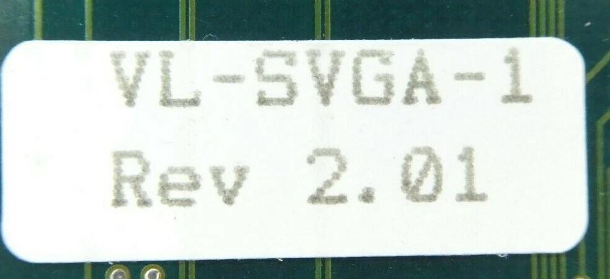 Used VersaLogic VL-SVGA-1 VGA PCB Card VL-SVGA Varian 350D Implanter Working Surplus