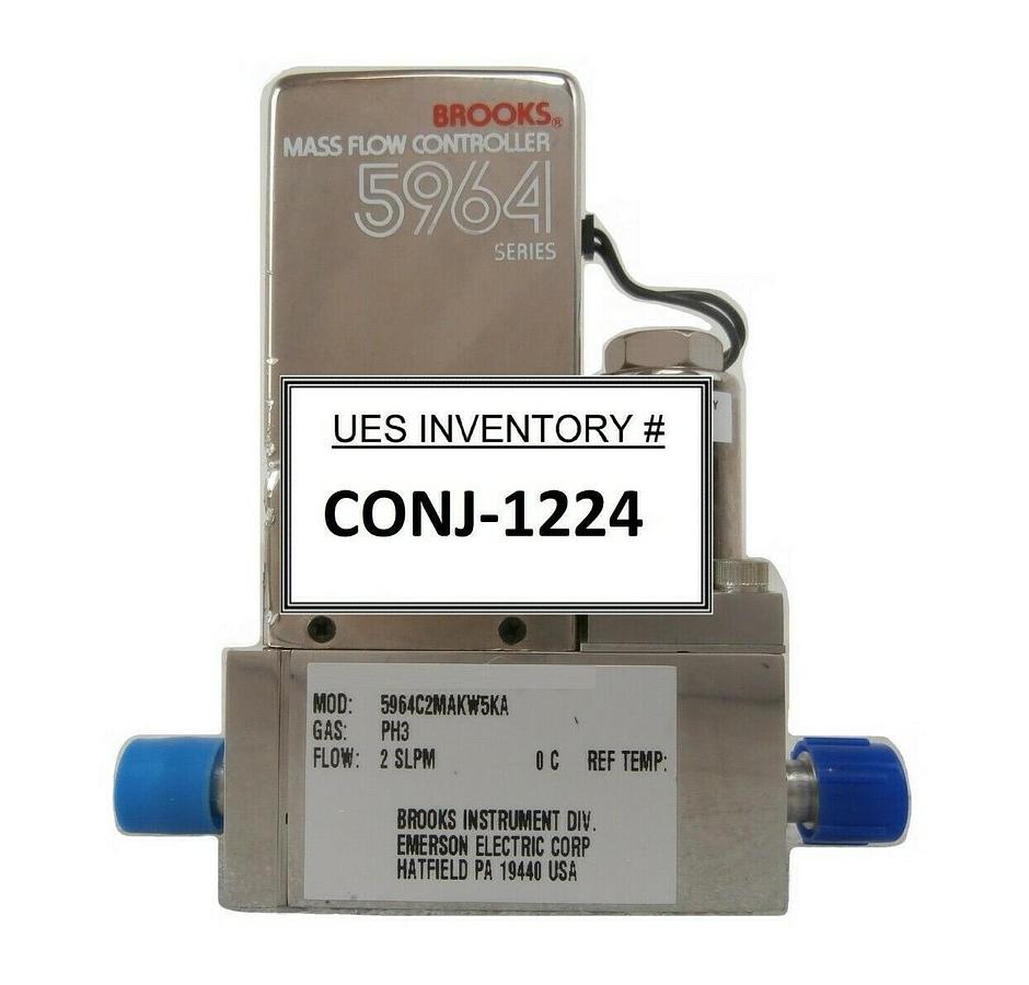 Used Brooks 5964C2MAKW5KA Mass Flow Controller MFC Novellus 22-10518-00 Working Spare