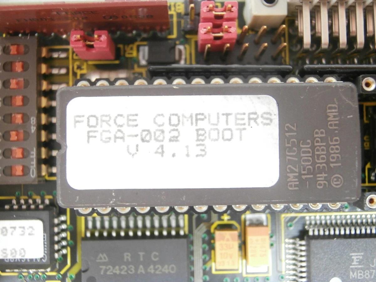 Used Force Computers 220009 CPU Processor PCB Card SYS68K/CPU-30BE8 Bio-Rad Q5 Spare