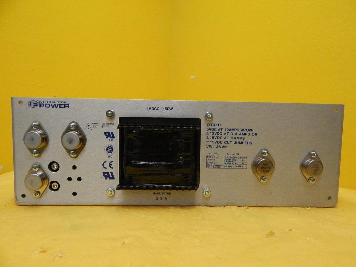 Used International Power IHDCC-150W Power Supply Used Working