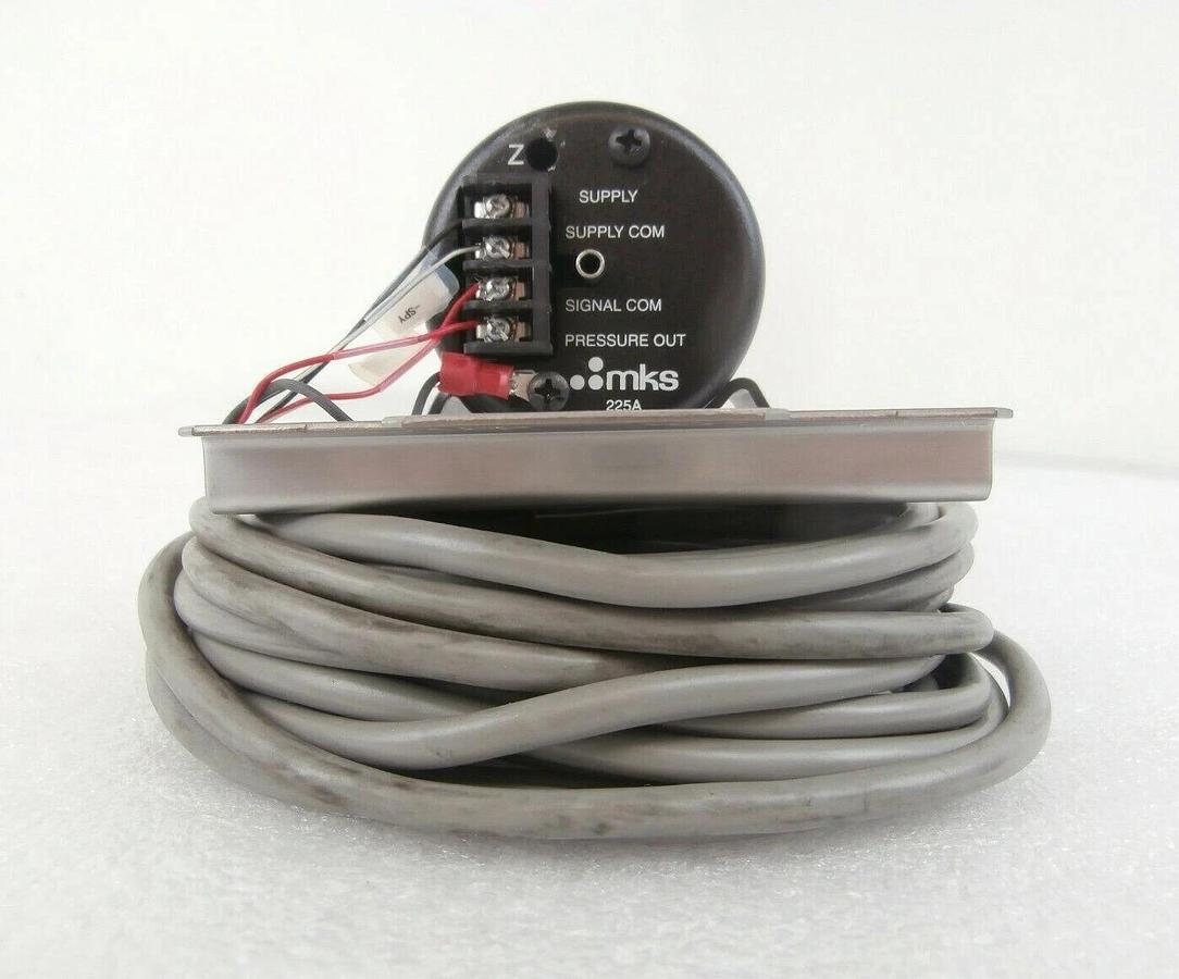 Used MKS Instruments 225A-24596 Baratron Pressure Transducer Type 225A Tested Working