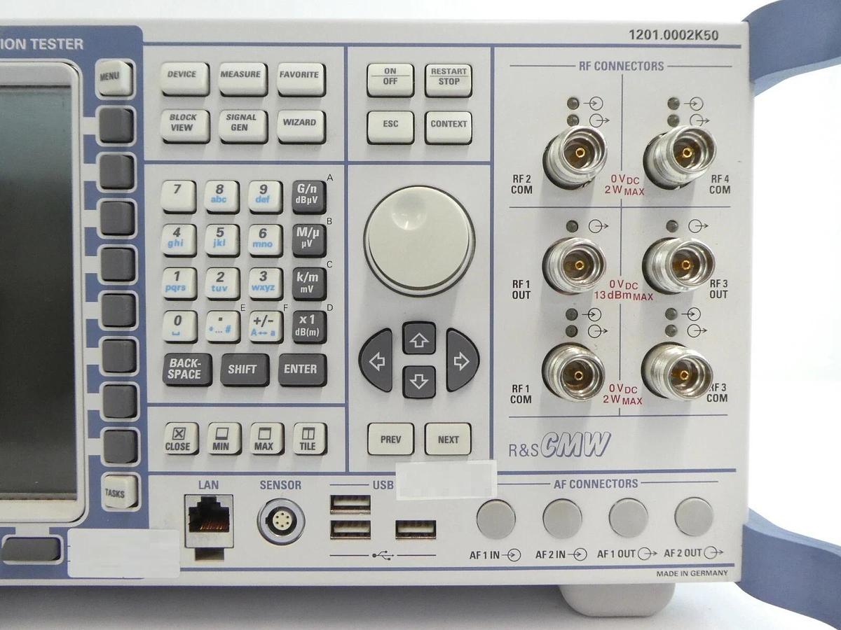Used Rohde & Schwarz 1201.0002K50 Wideband Radio Tester CMW 500 Working