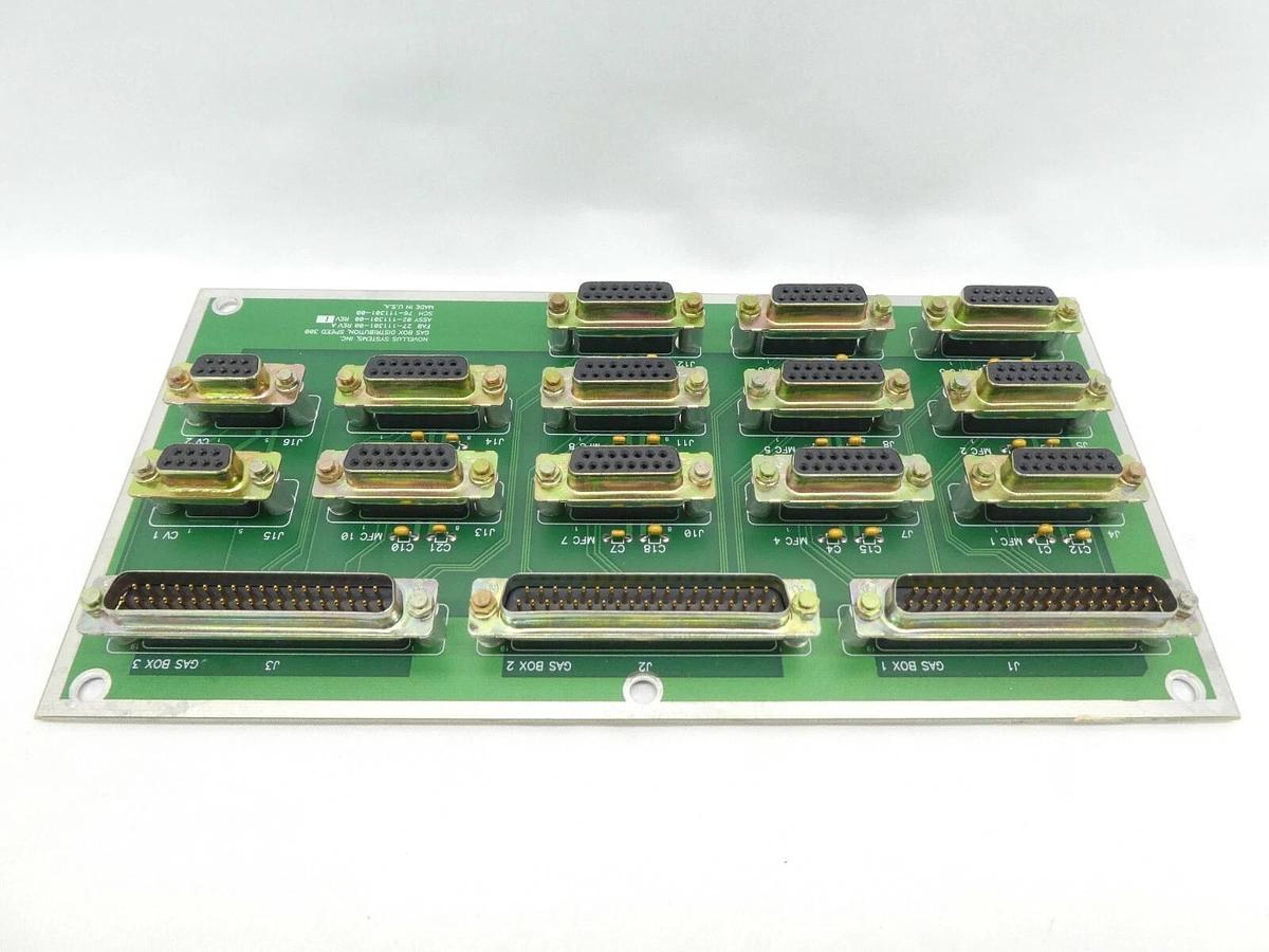 Used Novellus Systems 02-111301-00 Gas Box Distribution PCB Speed 300 Rev. 1 Working