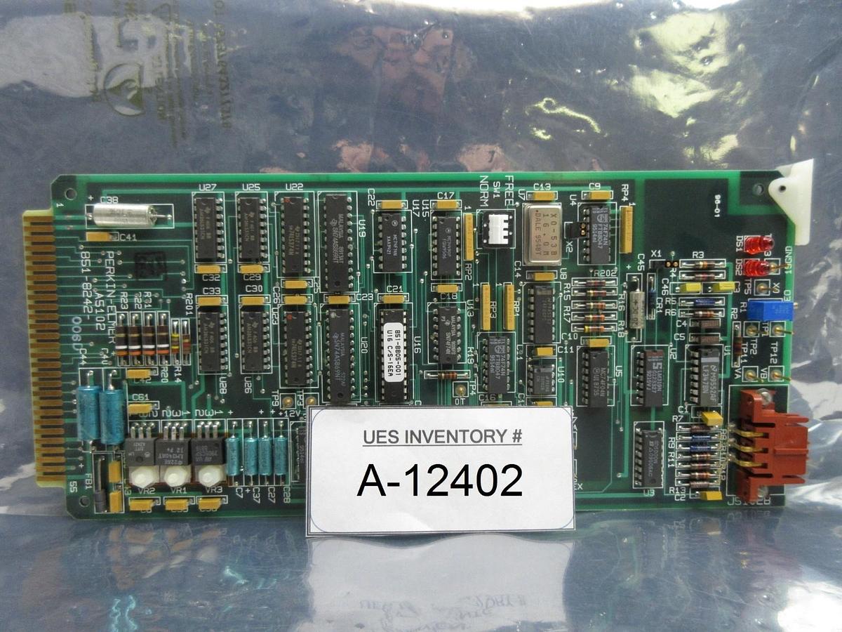Used Perkin-Elmer 851-8242-006 Processor PCB Card Rev. D SVG ASML 90S Used Working