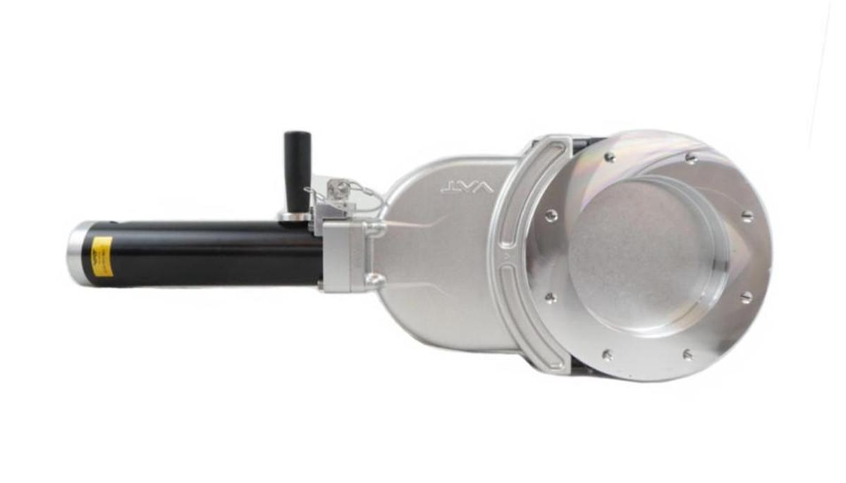 Used VAT 12144-PA03-BAI1 Manual Operation Vacuum Gate Valve Series 121 Working