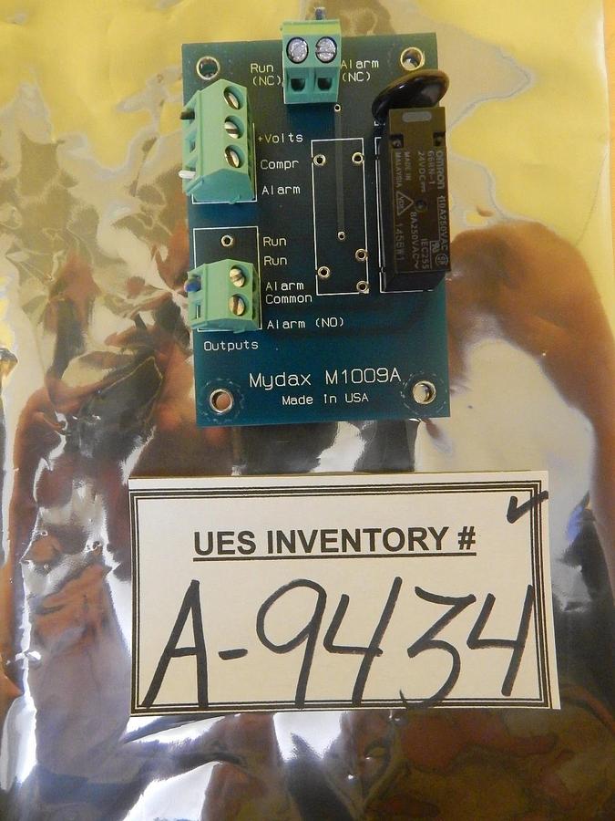 Used Mydax M1009A Single Relay Interface Board PCB Chiller 1VL5WA1 Used Working