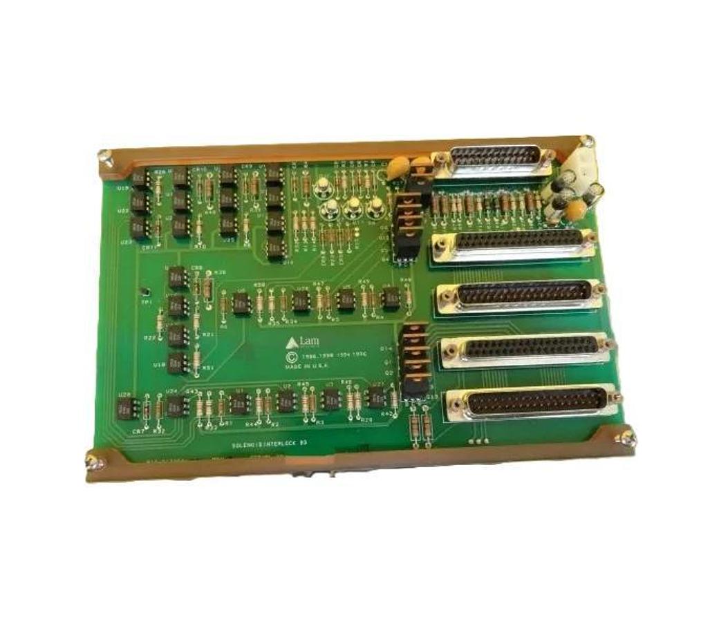 Used Lam Research 810-017004-001 Solenoid Interlock Board PCB Working Surplus