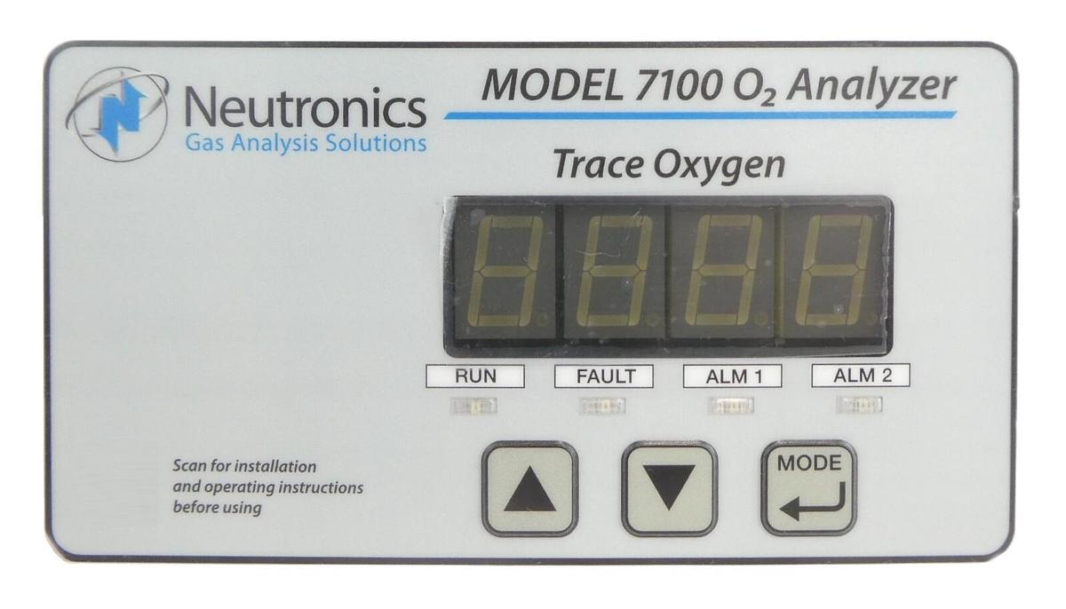 Used Neutronics C7-01-7124-09-5 Gas Analyzer Module 7124BE-N1 Working