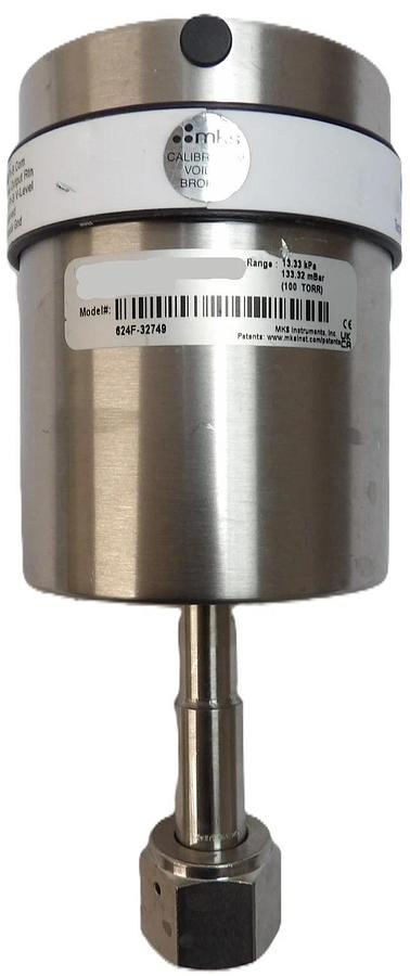 Used MKS Instruments 624F-32749 Baratron Capacitance Manometer Type 624F Surplus
