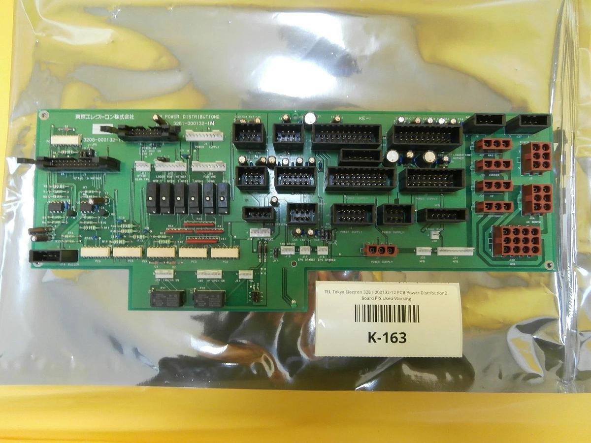 Used TEL Tokyo Electron 3281-000132-12 PCB Power Distribution2 Board P-8 Used Working