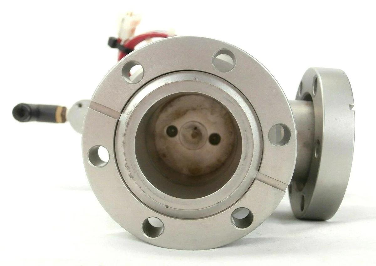 Used MKS DN40CF Pneumatic Angle Vacuum Valve Plasma-Therm SLR 770/770MF HPS Lot of 2