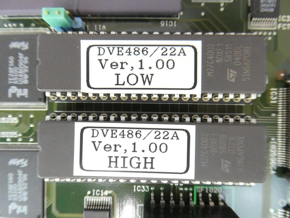 Used Densan DVE-486/22(9387A) VME SBC Single Board Computer PCB DVE 486/22S Working