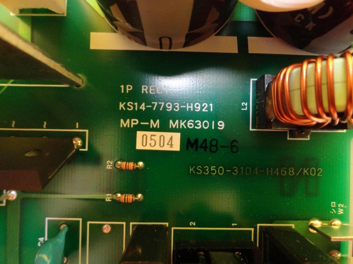 Used Fujitsu Denso KS14-7793-H921 Power Supply PCB 1P RECT KS350-3104-H468 Used