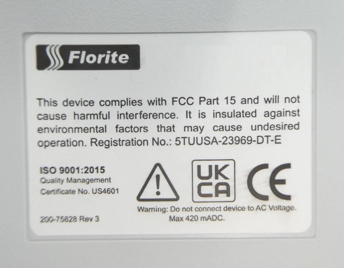 Used Florite 200-75828 Flow Process Dosing Controller Display Lot of 2 Working