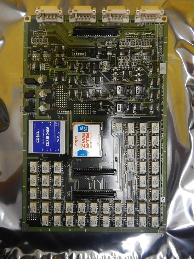Used TEL Tokyo Electron 3D81-000045-V2 Processor PCB TYB62H-1/OPF2 T-3044SS Used