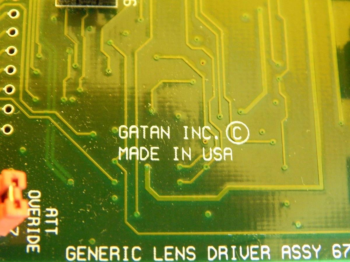 Used Gatan 678-17004 GIB Lens Driver LENS 3 PCB Card Rev. 5 JEOL JEM-2010F Used