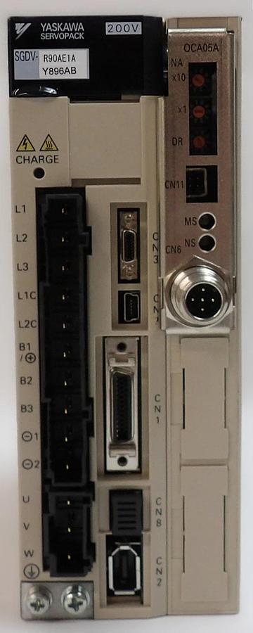 Used Yaskawa Electric SGDV-R90AE1AY896AB Servo Drive SERVOPACK Lot of 4 Working