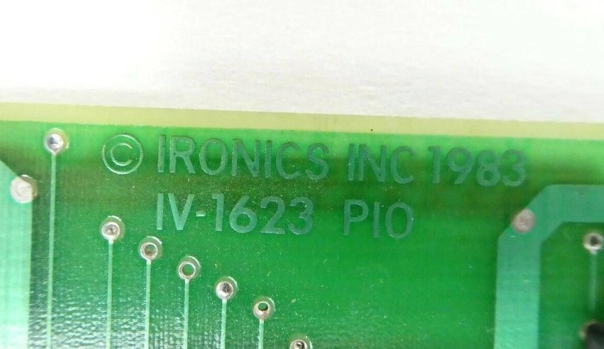 Used Ironics IV-1623 Parallel I/O VMEBus PCB Card Varian 109001002 Working Spare