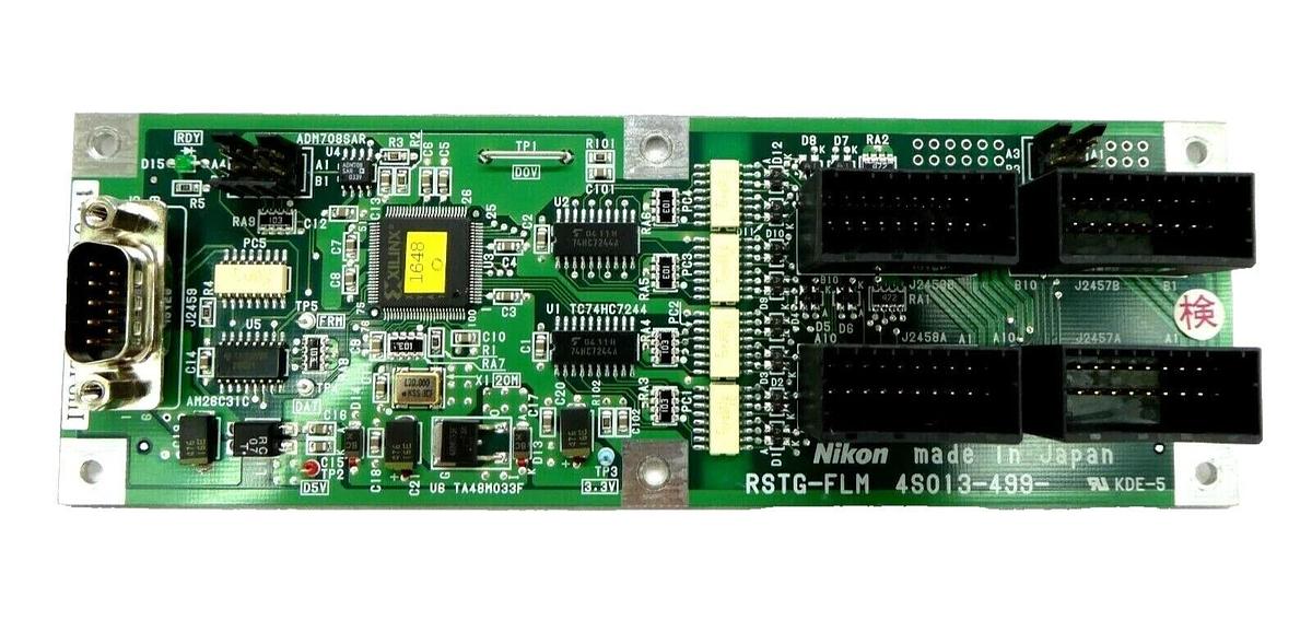 Used Nikon Precision 4S013-499 Processor PCB RSTG-FLM NSR Series Working