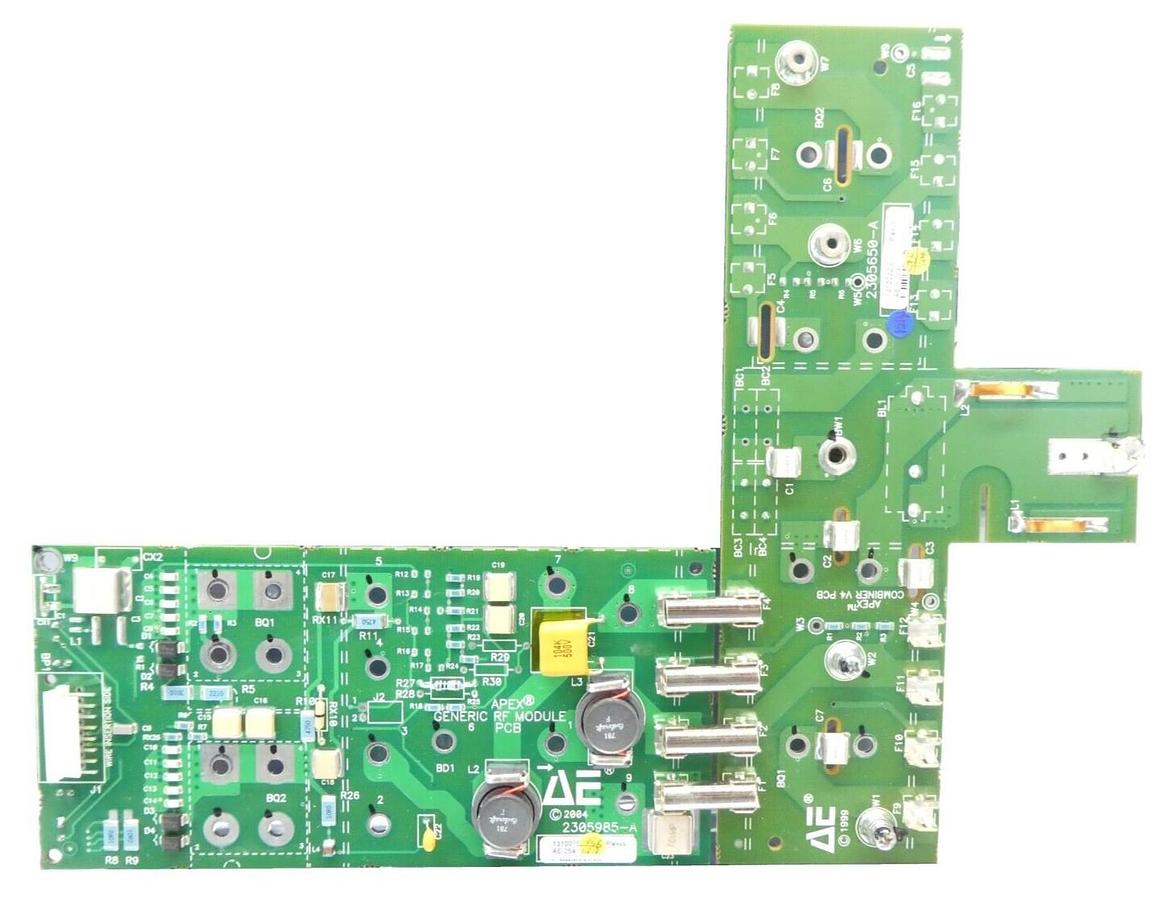 Used AE Advanced Energy 2305985-A 2305650-A APEX RF Module/Combiner PCB Assembly