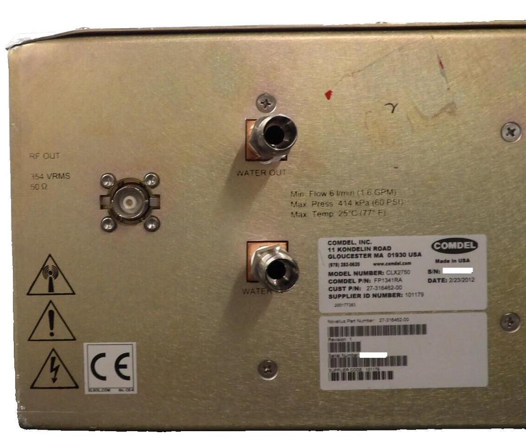 Used CLX2750 Comdel FP1341RA RF Generator Novellus 27-316462-00 Dented As-Is