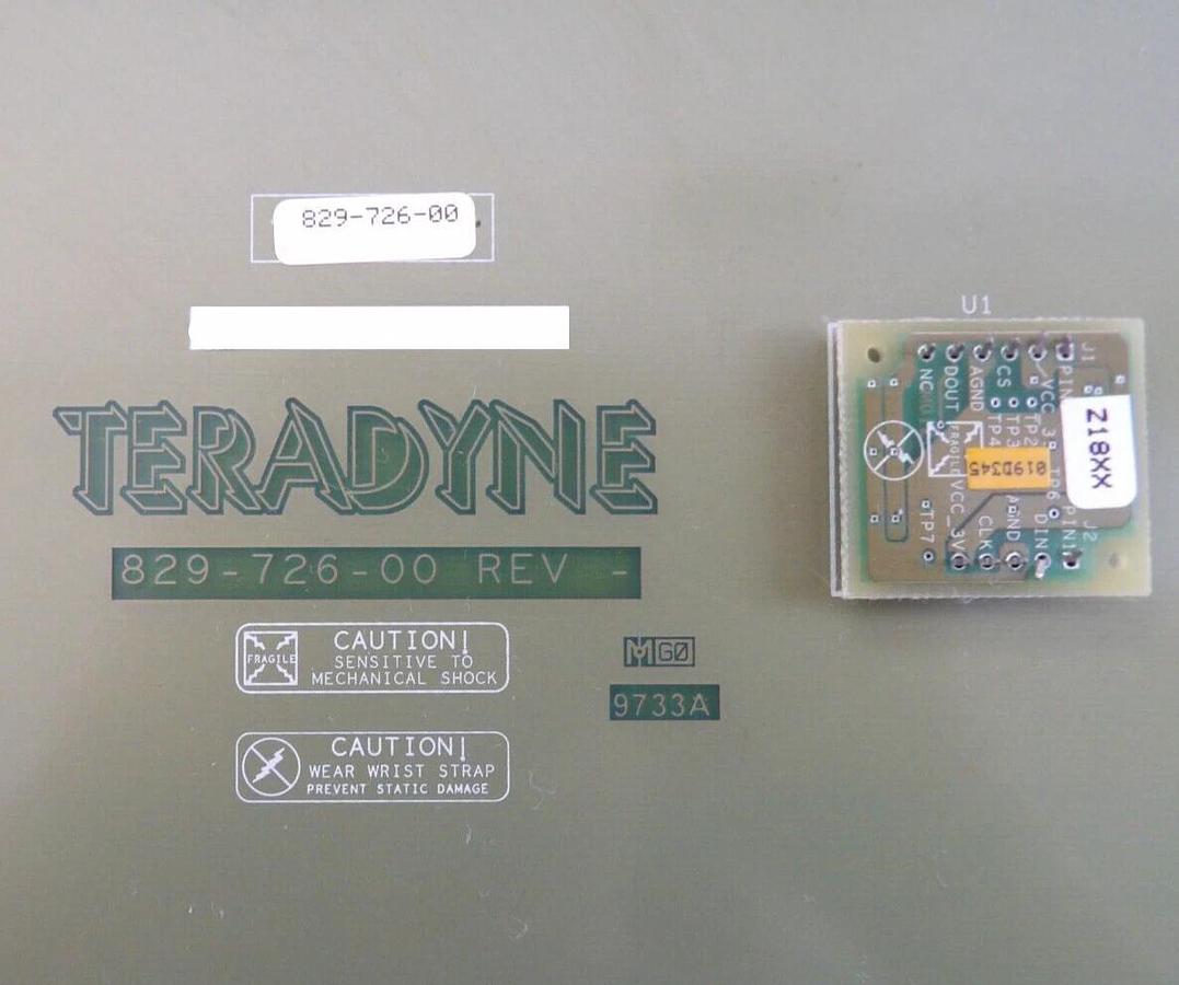 Used Teradyne 829-726-00 Round Circuit Board PCB Assembly Working Surplus