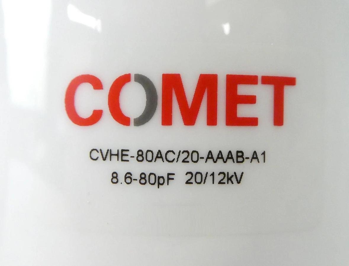 Used Comet CVHE Vacuum Variable Capacitor RF CVHE-80AC/20 CVHE-200AC/15 Lot of 2