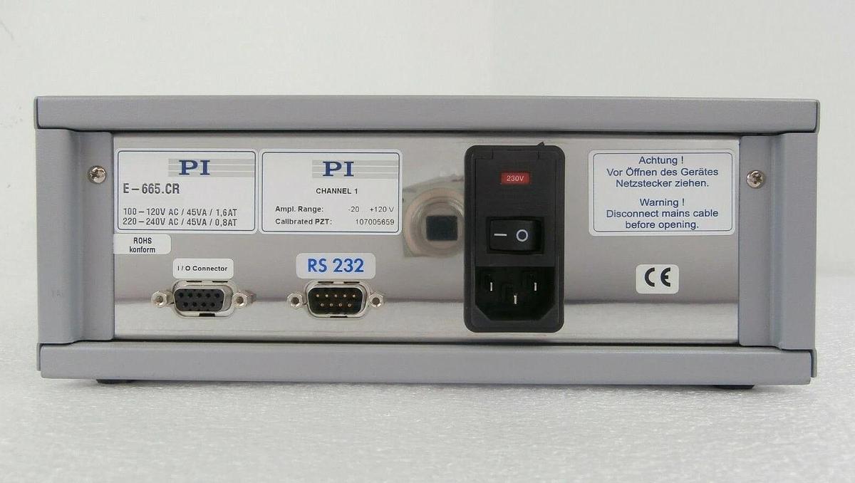 Used PI Physik Instrumente E-665.CR LVPZT-AMPLIFIER / SERVO Qcept CHEMETRIQ Working