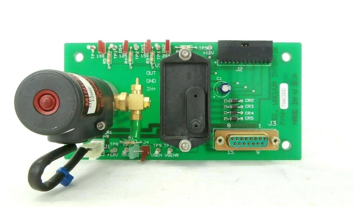 Used ESI Electro Scientific Industries 70038 Vacuum Intertie Board PCB 9250 Working